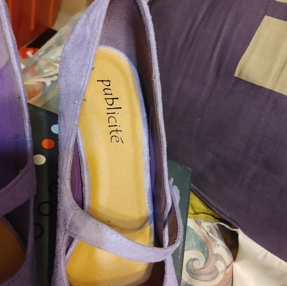 Ladies Lilac Suede High Heels Shoes New - Picture 3 of 14